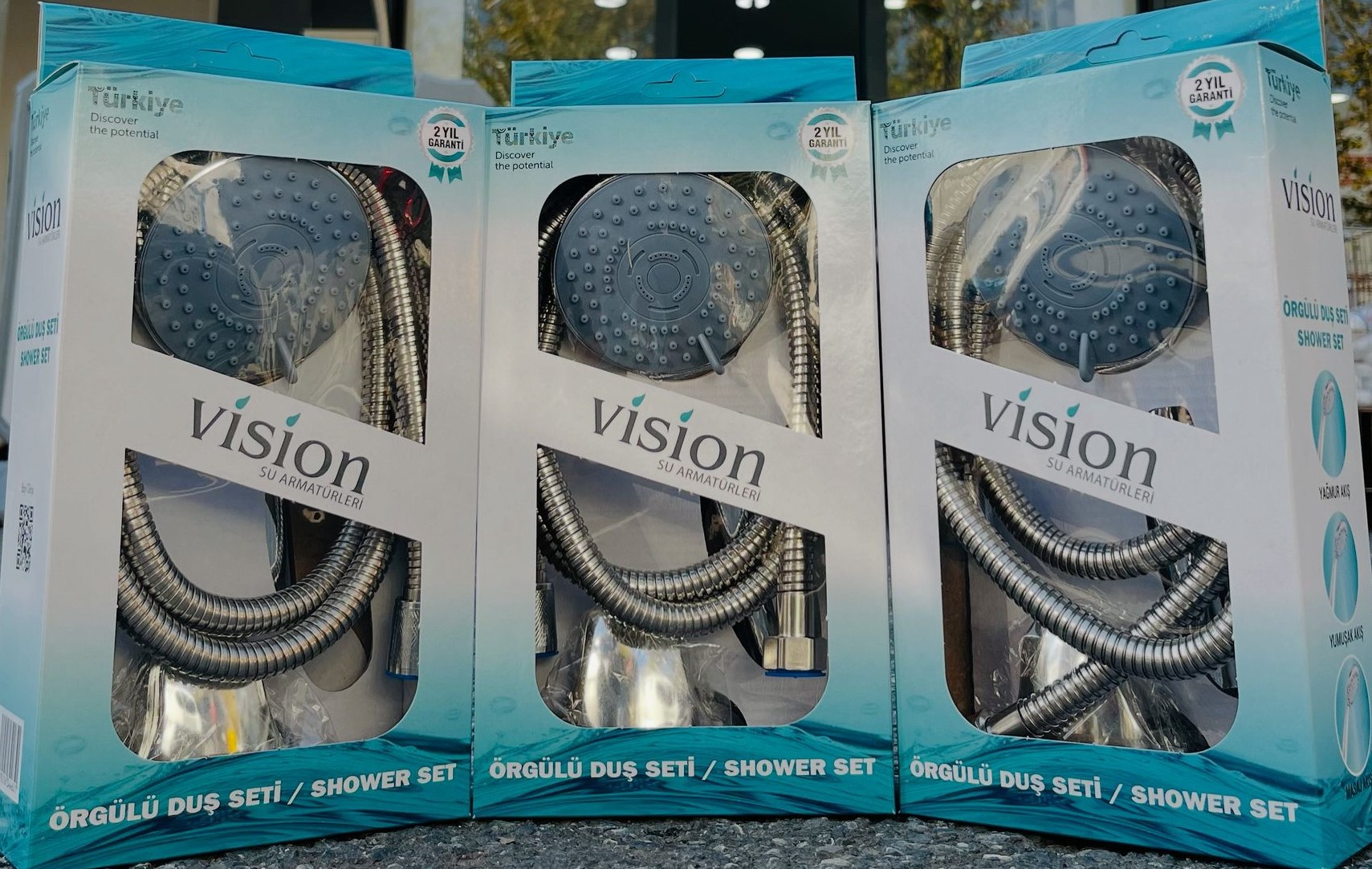 VİSİON ÖRGÜLÜ DUŞ SETİ